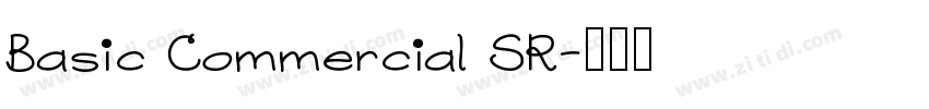 Basic Commercial SR字体转换